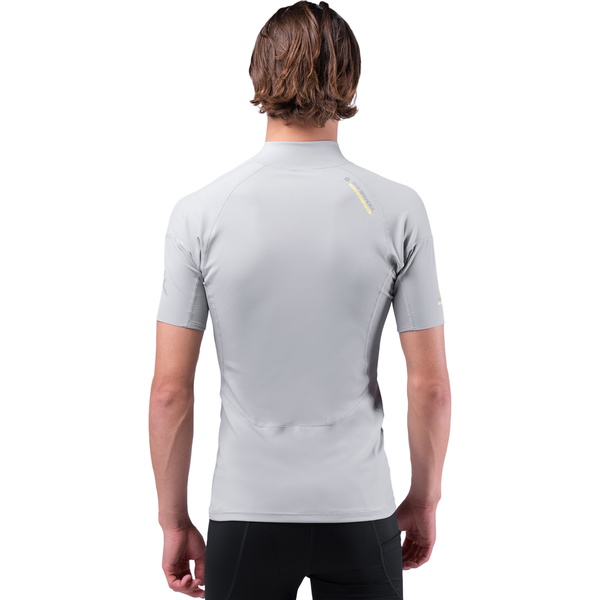 Zhik Mens Eco Spandex UPF50+ Short Sleeve Top DTP-0067-M-PLT - Platinum